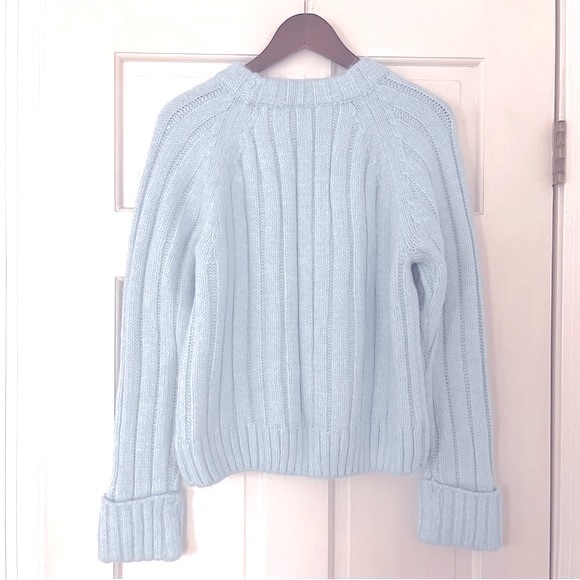 a.n.a Womens Crew Neck Long Sleeve Pullover Sweater Blue Size Small Like New - Picture 3 of 8
